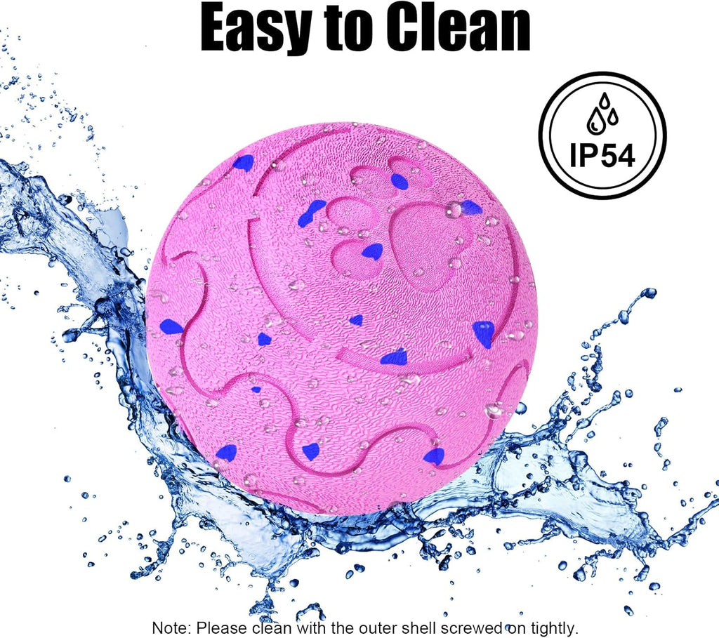 Interactive Dog Ball, Smart Dog Toy for Medium and Large Dogs, Automatic Moving, Rotating & Bouncing, E-TPU Material, IP54 Waterproof, Motion-Activated Dog Stimulation Toy to Keep Them Busy
